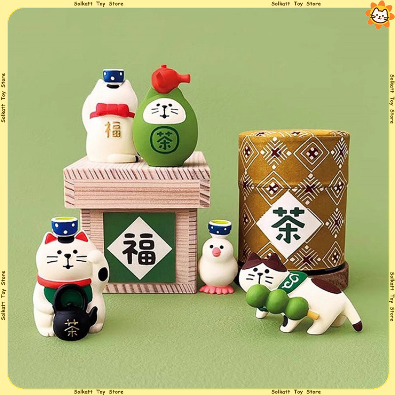 Interior Design Japan - Matcha Series Miniatures Japanese Zakka Cat