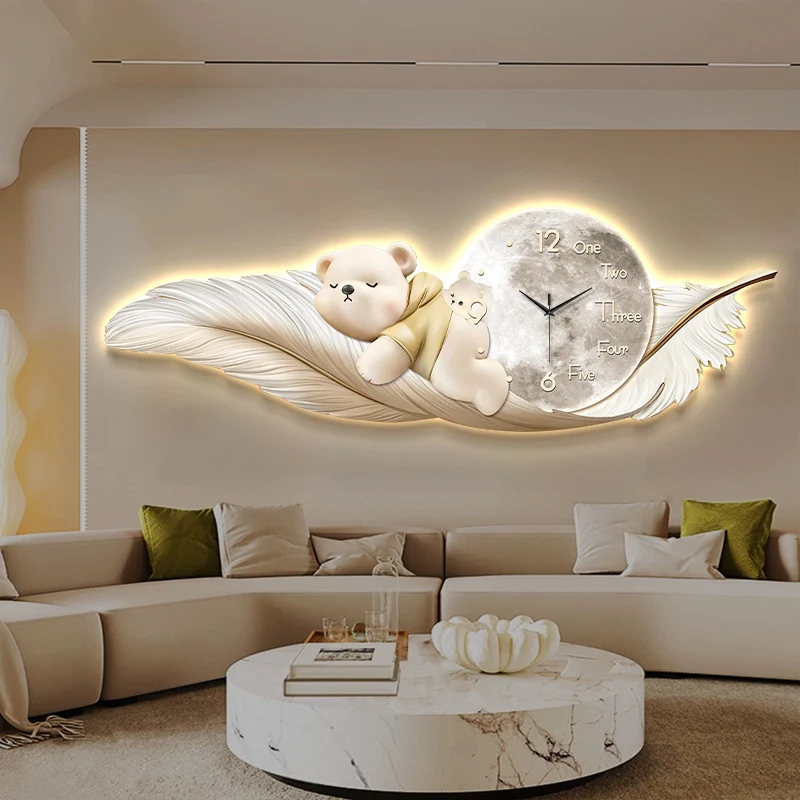 Luxury Large Wall Clock Temper - Interior Design Living Room And Kitchen ulasan dan harga