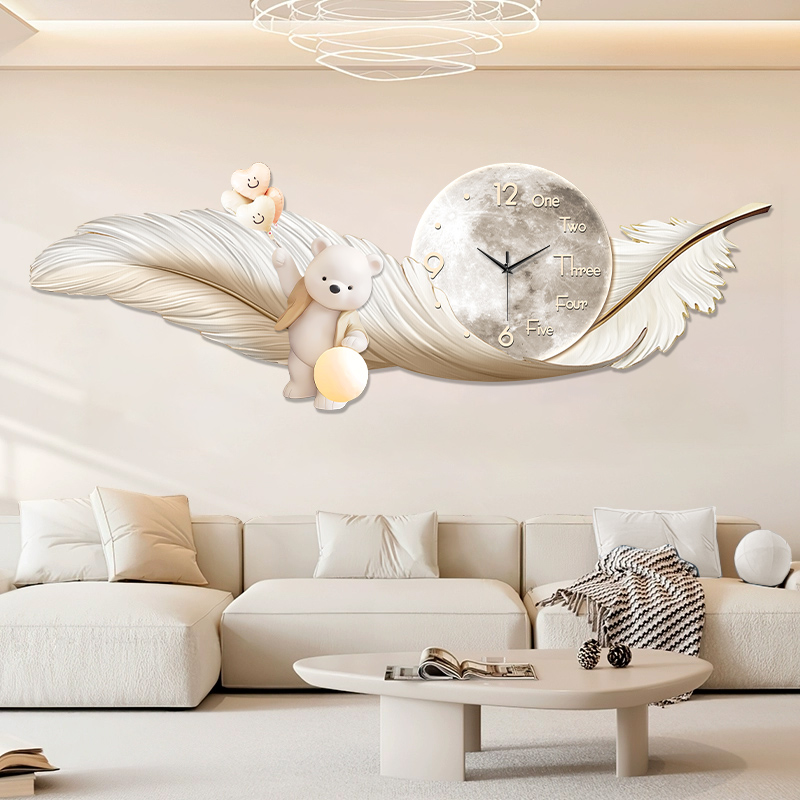 Luxury Large Wall Clock Temper - Interior Design Living Room And Kitchen ulasan dan harga