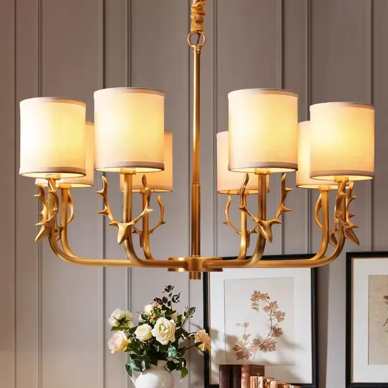 Copper Chandelier for Living R - Interior Design Living Room And Kitchen ulasan dan harga