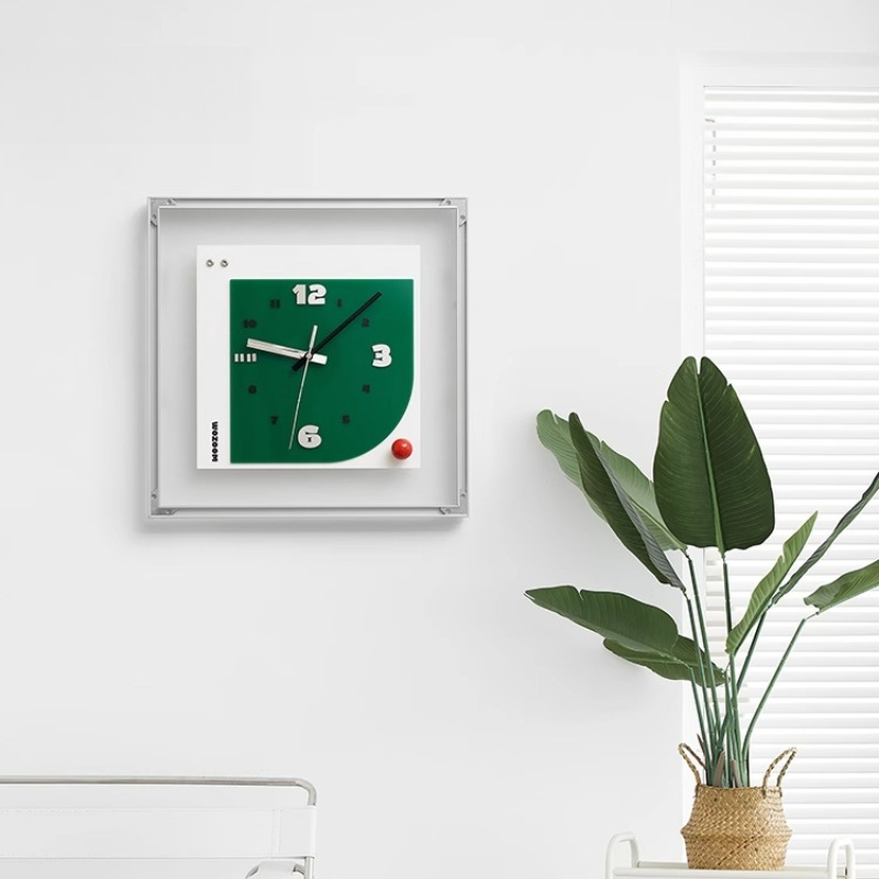Interior Aesthetic Clock Wall  - Interior Design Living Room And Kitchen ulasan dan harga