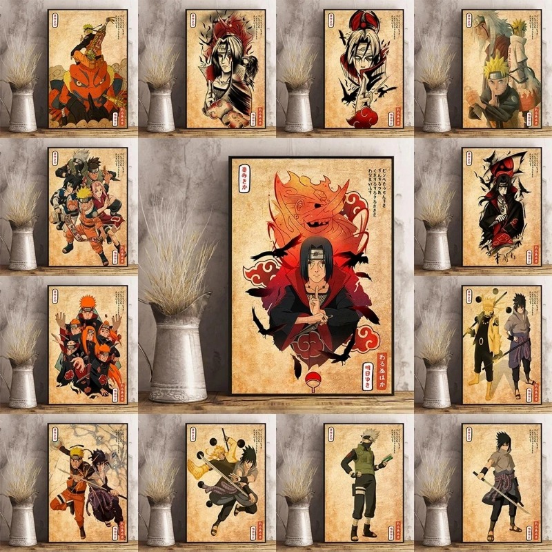 Japanese Anime Naruto Poster R - Interior Design Japan ulasan dan harga