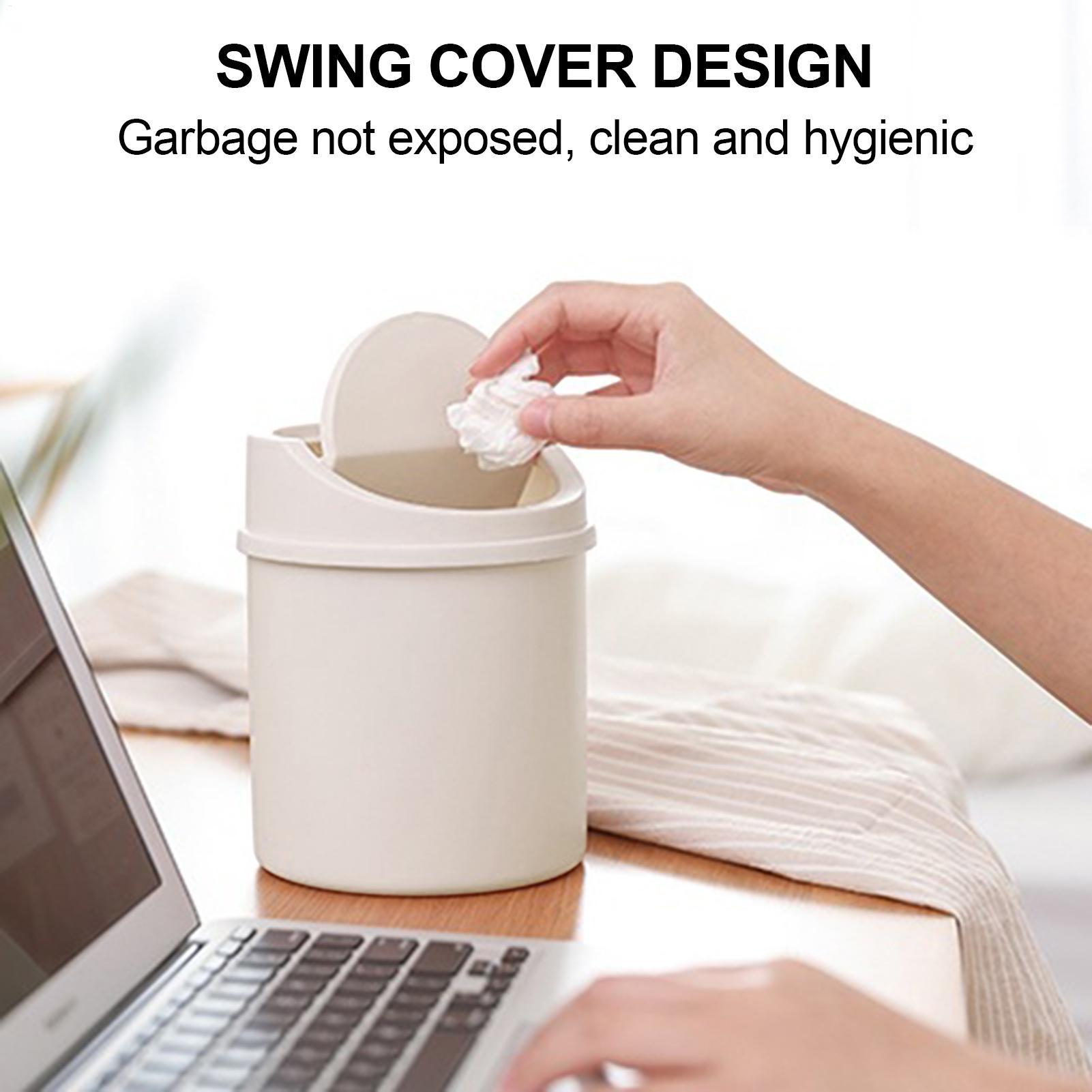 Mini Trash Can Tabletop Trash  - Interior Design Your Room ulasan dan harga