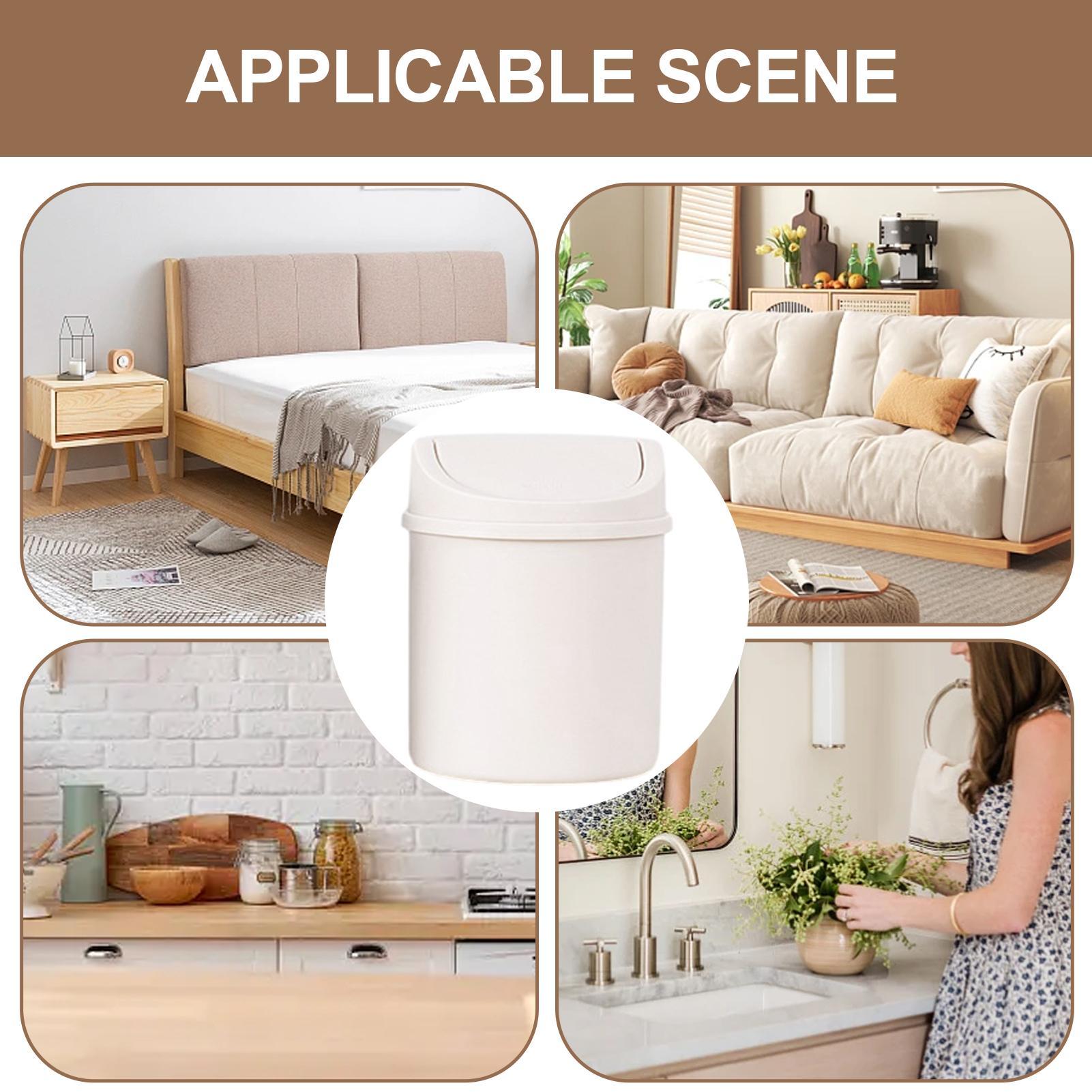 Mini Trash Can Tabletop Trash  - Interior Design Your Room ulasan dan harga