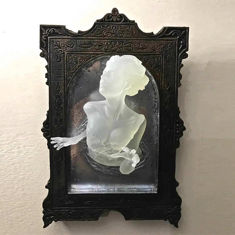 New Halloween Ghost Mirror Wal - Interior Design Apartment ulasan dan harga