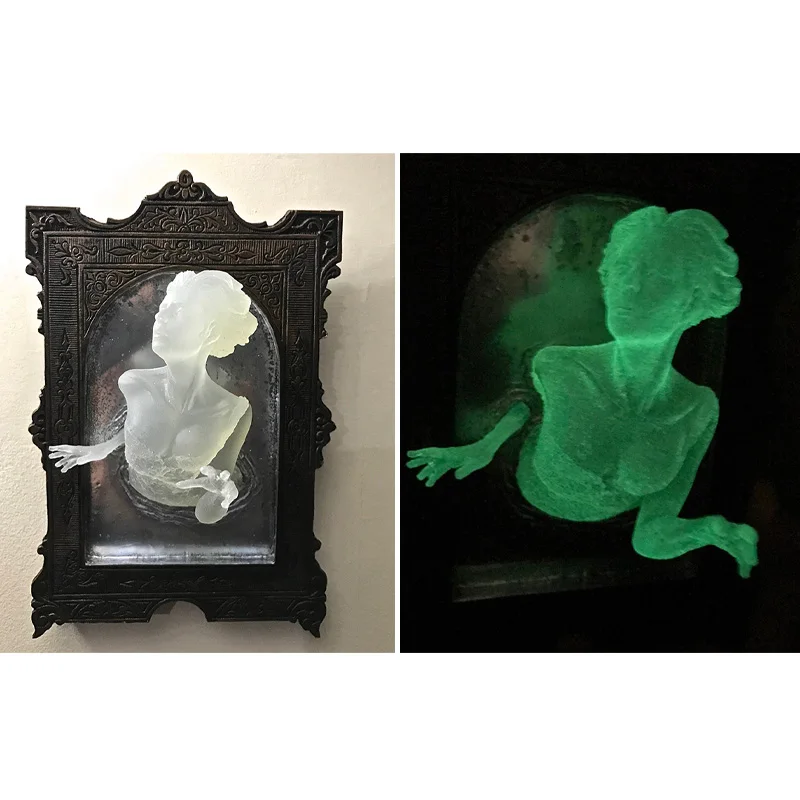 New Halloween Ghost Mirror Wal - Interior Design Apartment ulasan dan harga