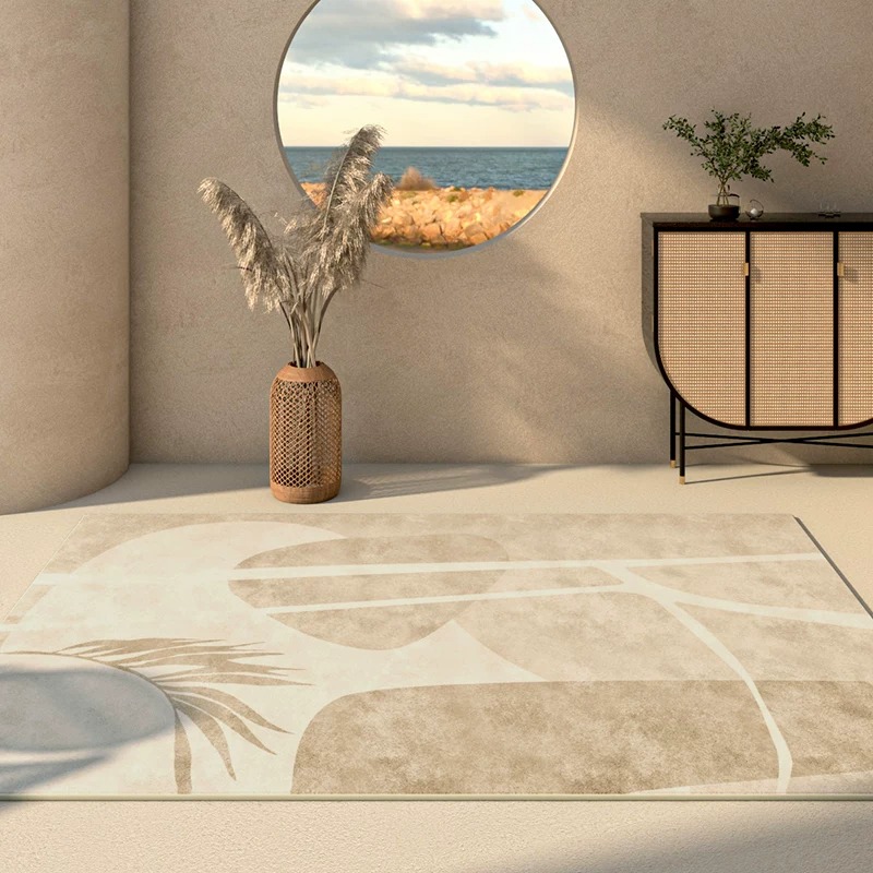 Japandi Wabi-sabi Rugs for Liv - Printed Rug Abstract ulasan dan harga