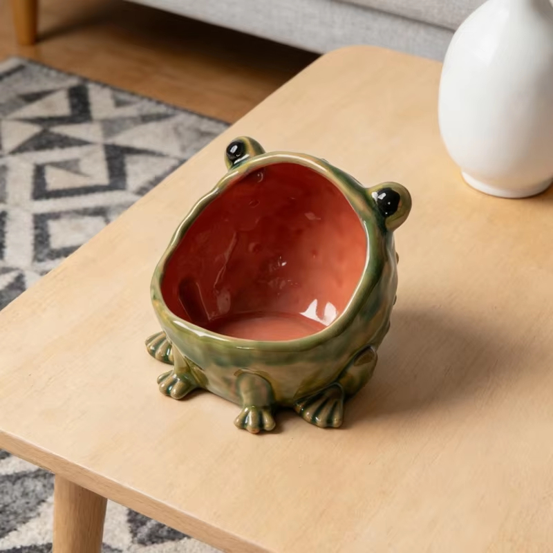 Ceramic Frog Ceramic Storage B - Interior Design Apartment ulasan dan harga