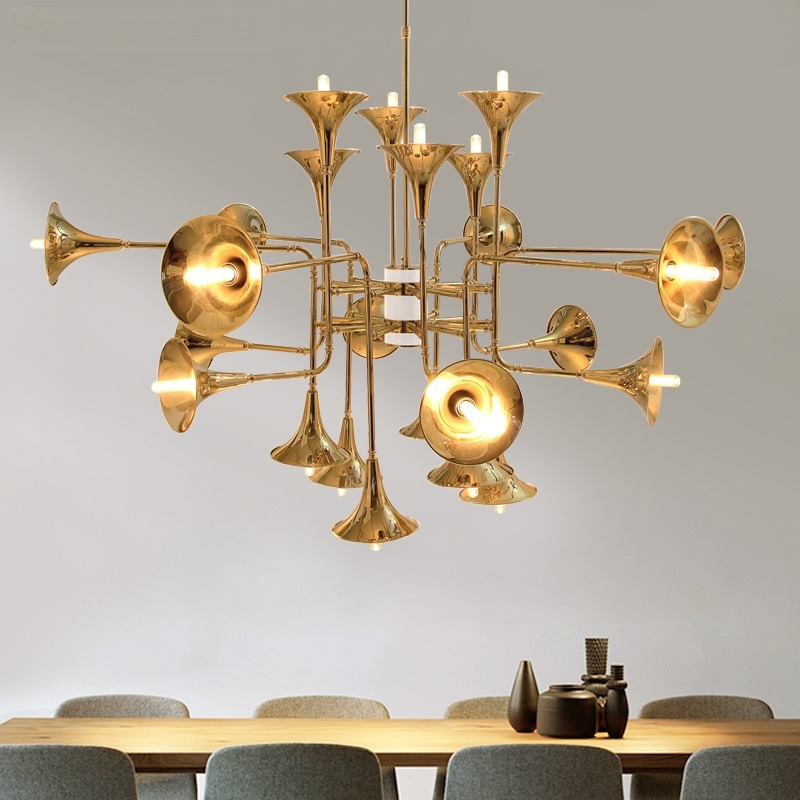 Nordic Trumpet Pendant Lamp fo - Interior Design Living Room And Kitchen ulasan dan harga