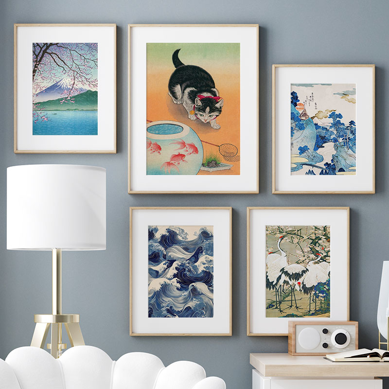 Japanese Katsushika Hokusai Ca - Interior Design Apartment ulasan dan harga