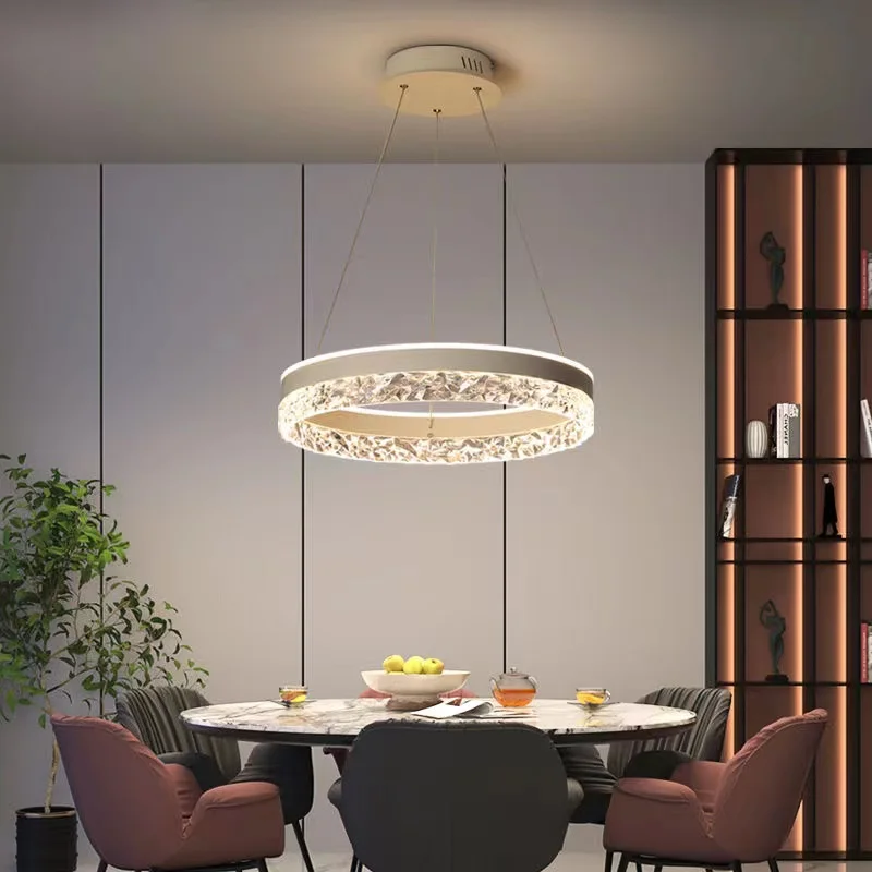 Modern Luxury Crystal LED Pend - Interior Design Living Room And Kitchen ulasan dan harga