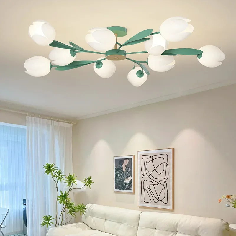 Flower Design Chandeliers Mode - Interior Design Living Room And Kitchen ulasan dan harga