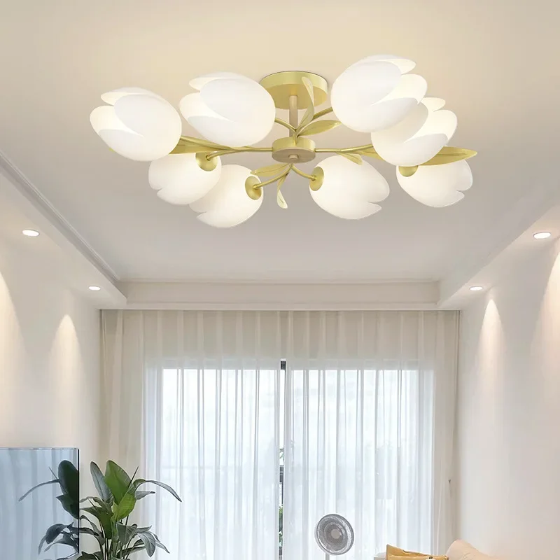 Flower Design Chandeliers Mode - Interior Design Living Room And Kitchen ulasan dan harga