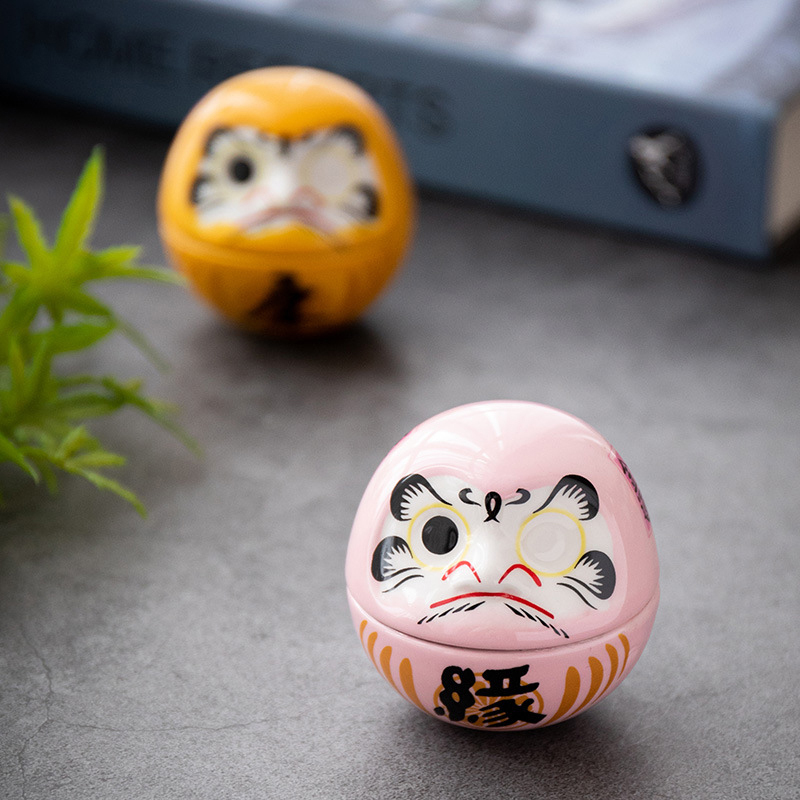 1PCS Ceramic Daruma Statue Dar - Interior Design Japan ulasan dan harga